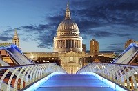 Londýn Millenium bridge