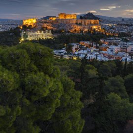 Předvánoční Athény